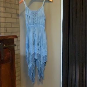 Bohemian asymmetrical free size dress NWT